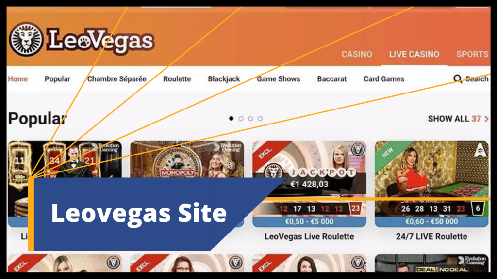 Leovegas site