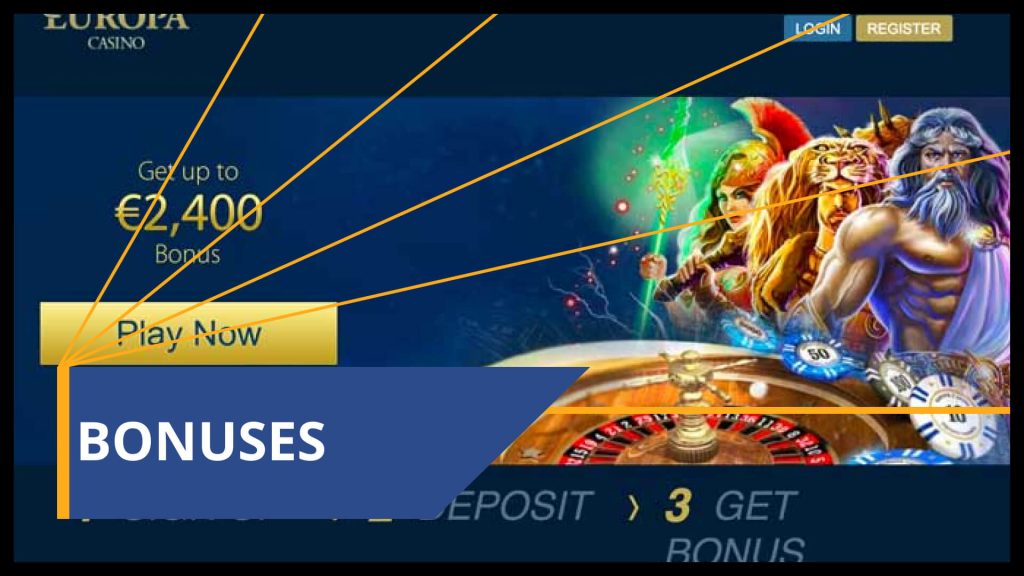 Europa casino Promotions and offers