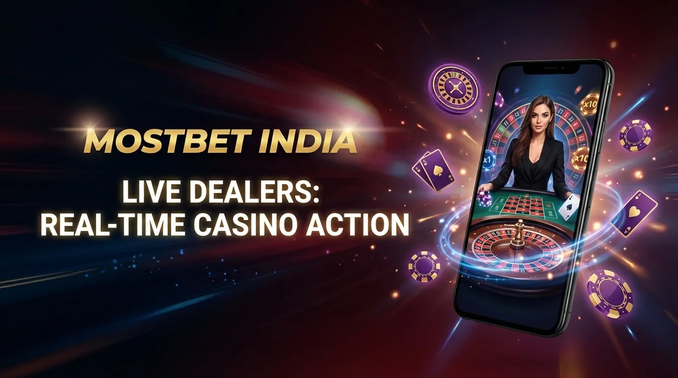 Live Dealers at Mostbet India Online Casino